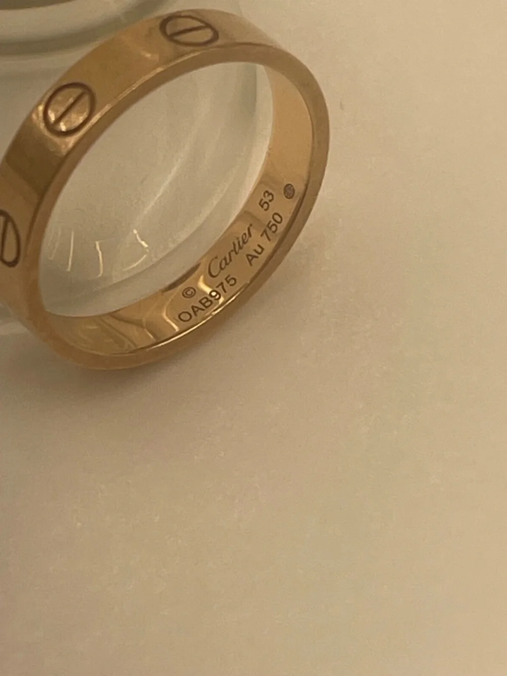 Cartier LOVE Wedding Band Size: 6.5 Retail $1,250